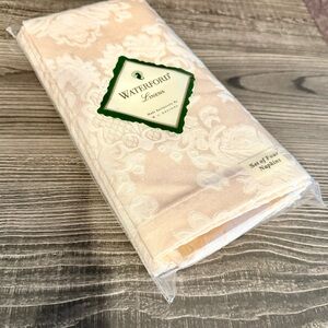 NIP Waterford Cream Patterned Linens